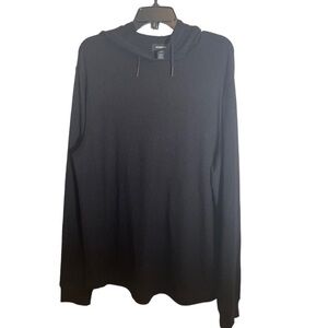 𝅺NORDSTROM Mens black hooded sweater